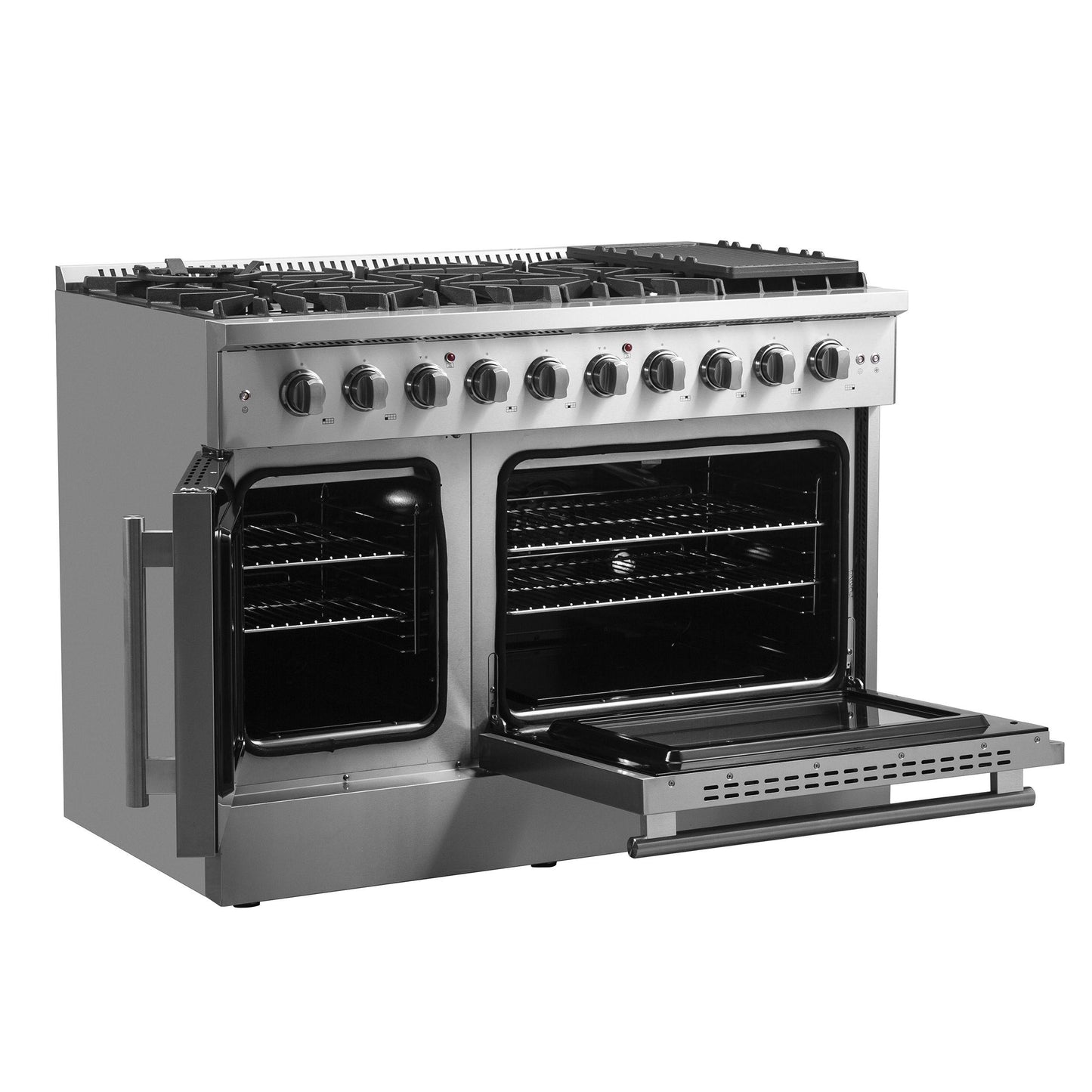 Forno FFSGS644448 Forno Galiano 48" Freestanding French Door Gas Range