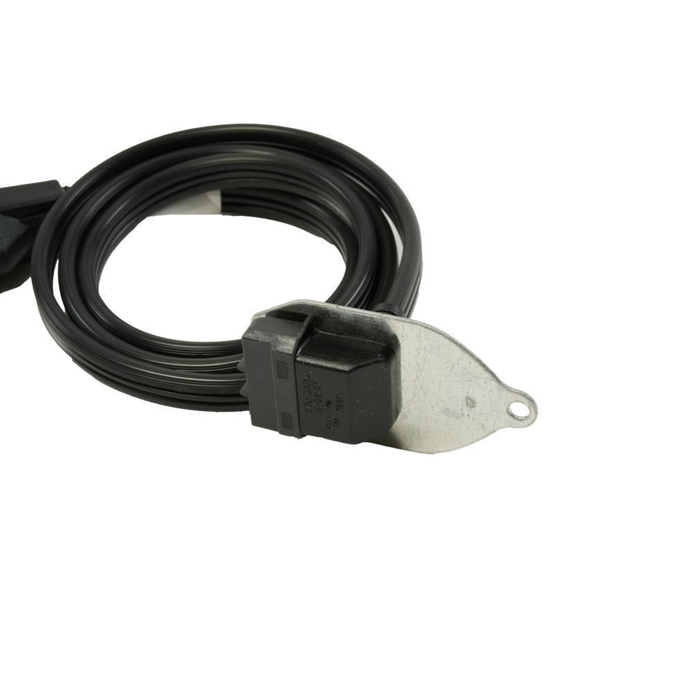 Jennair W11740449 Garbage Disposal Power Cord With 3' Power Cord, 120-Volt, 3-Wire, And Straight Angle 3-Prong Plug
