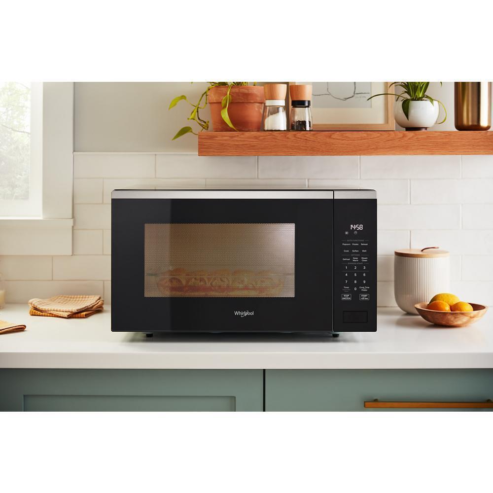 Whirlpool WMCS7022SW 1.6 Cu. Ft. Sensor Cooking Microwave