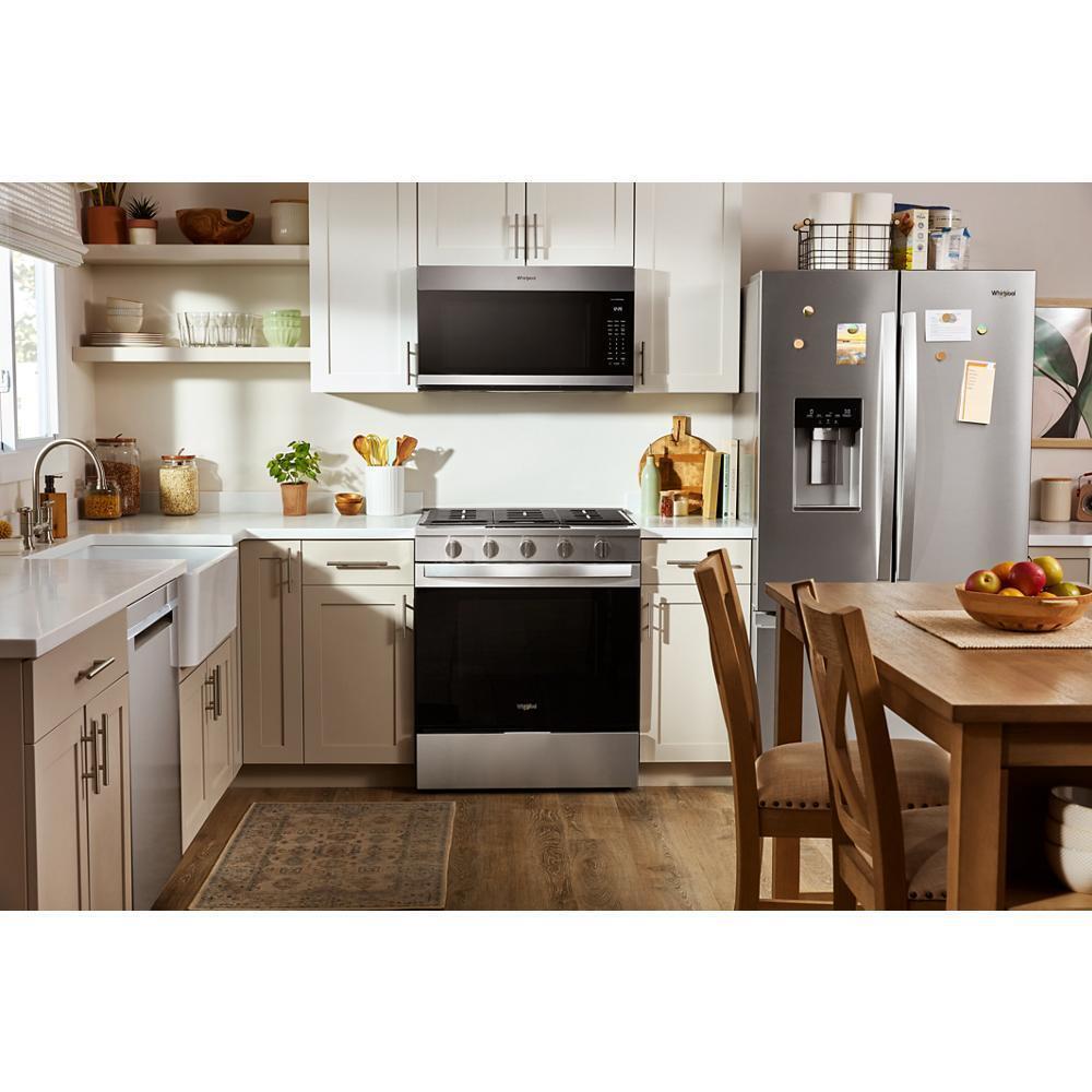 Whirlpool WMMS5630TZ 2.1 Cu. Ft. Microwave Hood With Sensor Cooking And Accupop™
