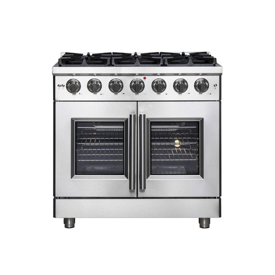 Forno FFSGS643936 Forno Massimo 36" Freestanding French Door Gas Convection Range