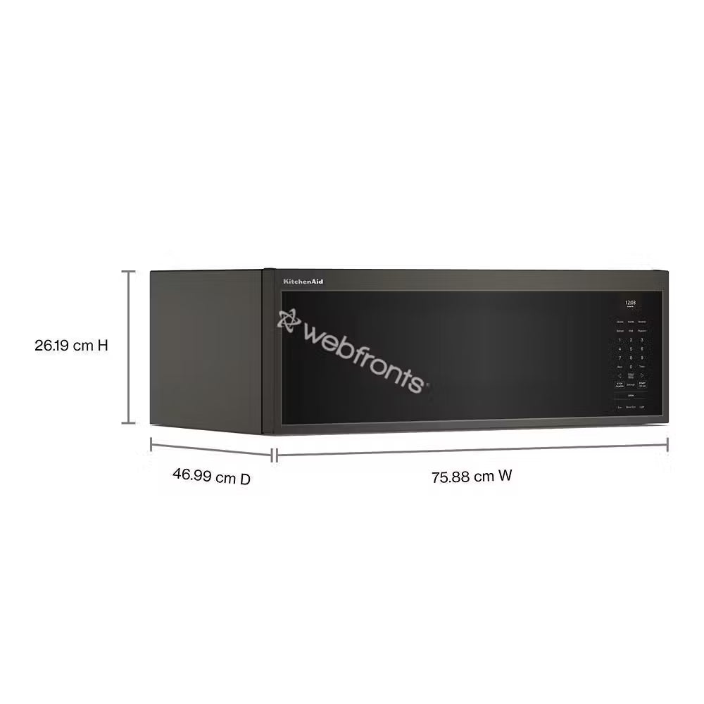 Kitchenaid KMML550RBE Smart Low Profile Microwave Hood Combination With Dual Fan Ventilation