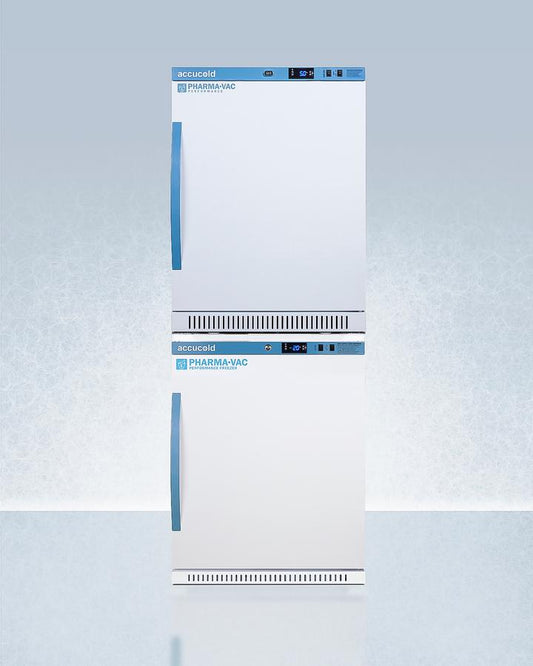 Summit ARS6PVAFZ5PVBIADASTACK 24" Wide Performance Series All-Refrigerator/All-Freezer Combination