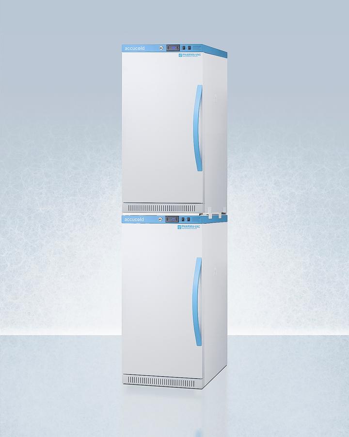 Summit ARS32PVBIADAAFZ2PVBIADASTACKLHD 20" Wide Performance Series All-Refrigerator/All-Freezer Combination