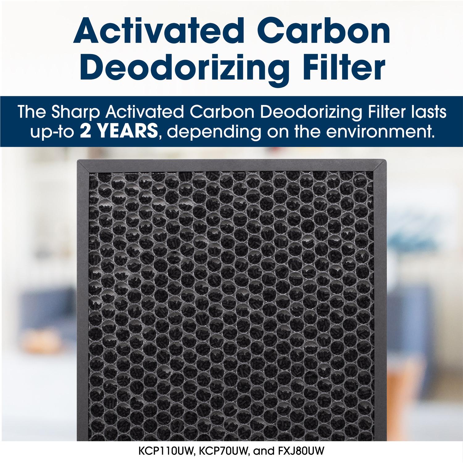 Sharp FZJ80DFU Sharp Active Carbon Fxj80Uw, Kcp70Uw, And Kcp110Uw Replacement Filter