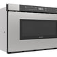 Sharp SMD2420MS Sharp 24 In. 1.2 Cu. Ft. Built-In Microwave Drawer™ Oven In Stainless Steel