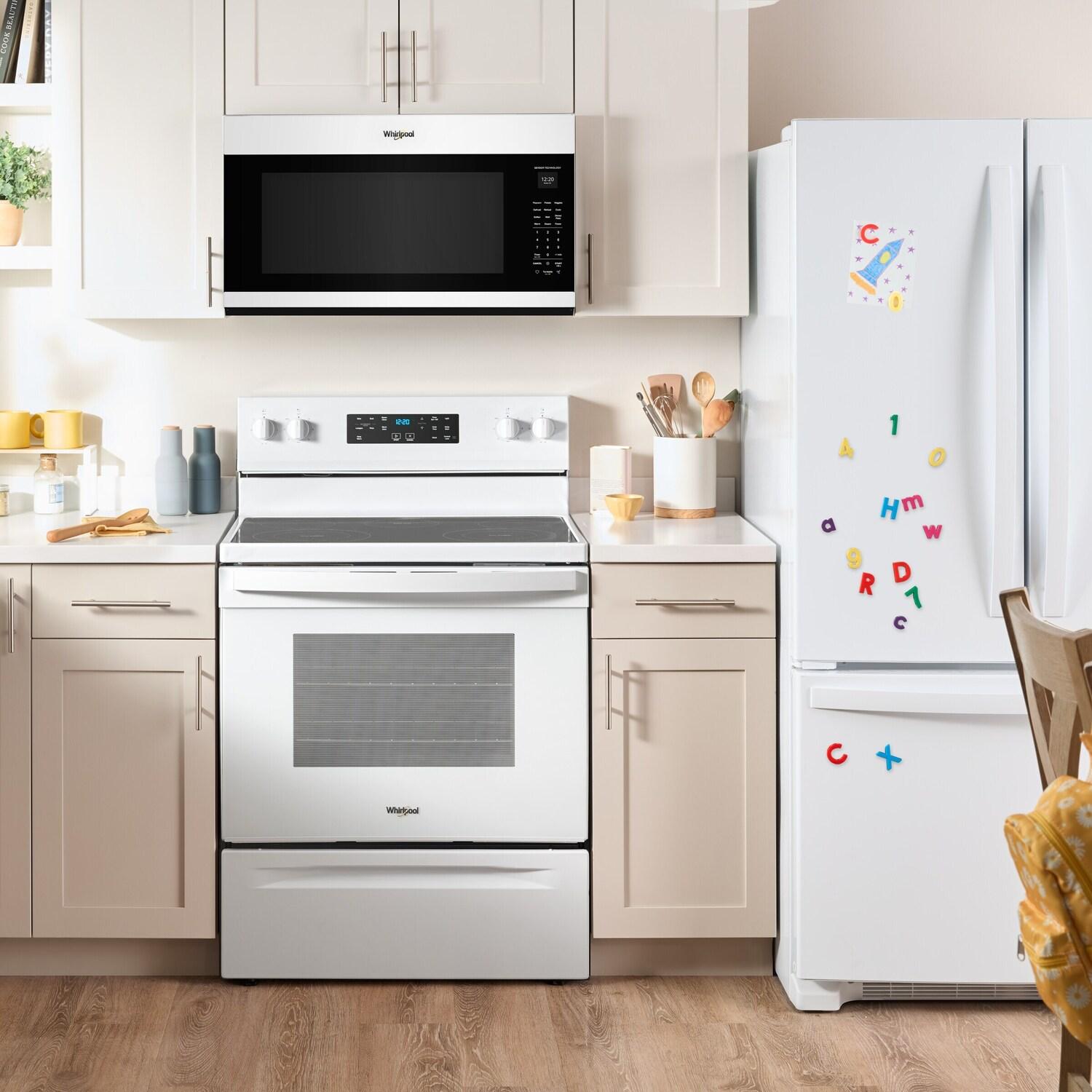 Whirlpool WMMS5630TW 2.1 Cu. Ft. Microwave Hood With Sensor Cooking And Accupop™
