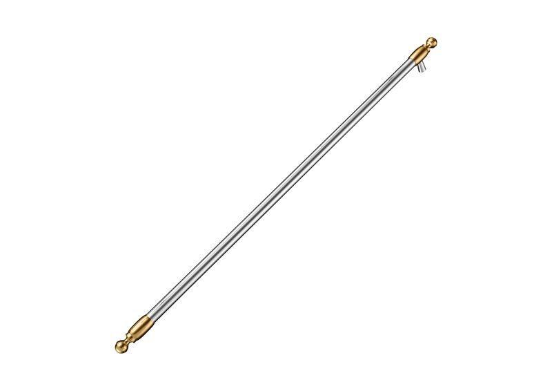 Bertazzoni HERHKCOLXG Handle Kit For Column Refrigerator - Heritage Series Stainless Steel/Gold