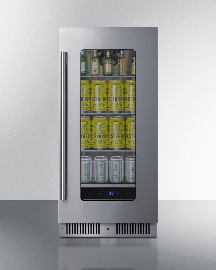 Summit SDHG1533LHD 15" Wide Built-In Beverage Center
