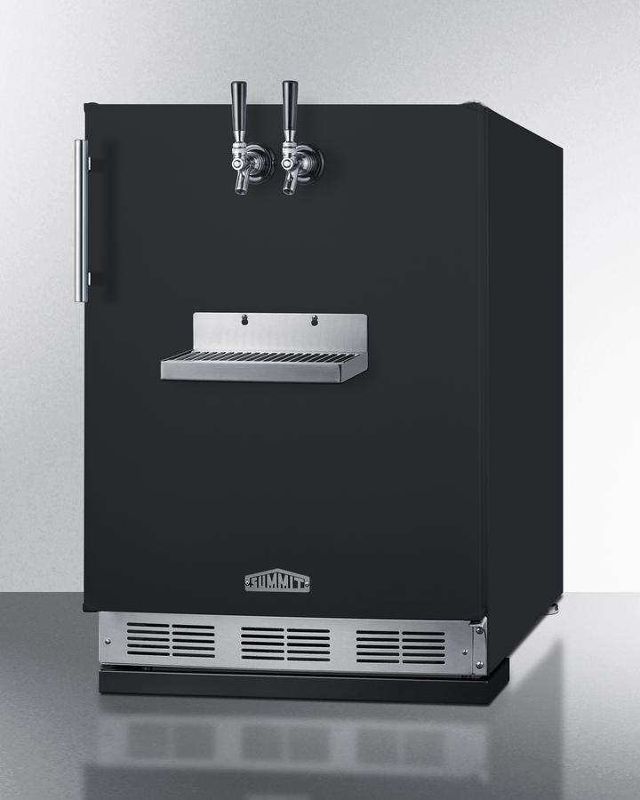 Summit SBC58BFRTP 24" Wide Front Tap Built-In Beer Kegerator
