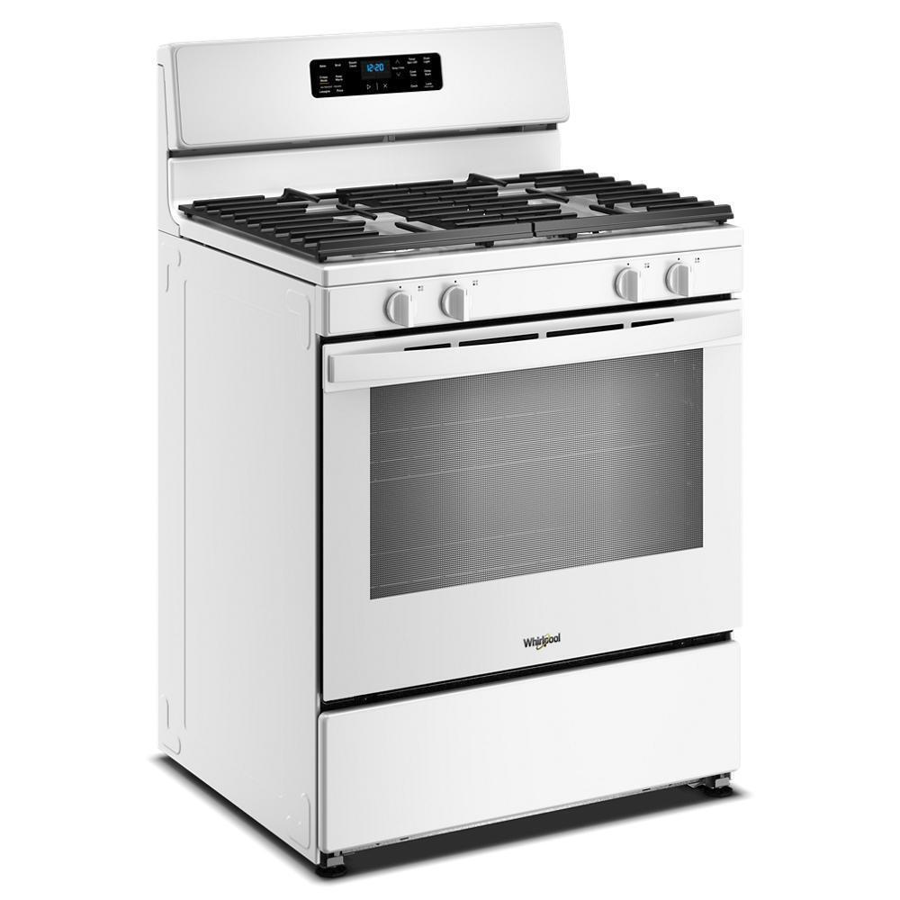 Whirlpool WFGS3030RW 30-Inch Gas Range With Crispy Mode And Dishwasher Safe Grates
