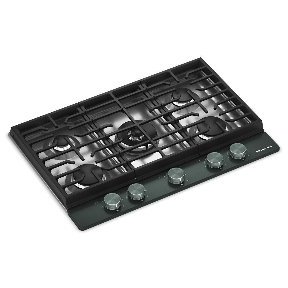 Kitchenaid KCGK730SJP Kitchenaid® 30 In. Gas Cooktop With 5 Burners And Integrated Wok Grate