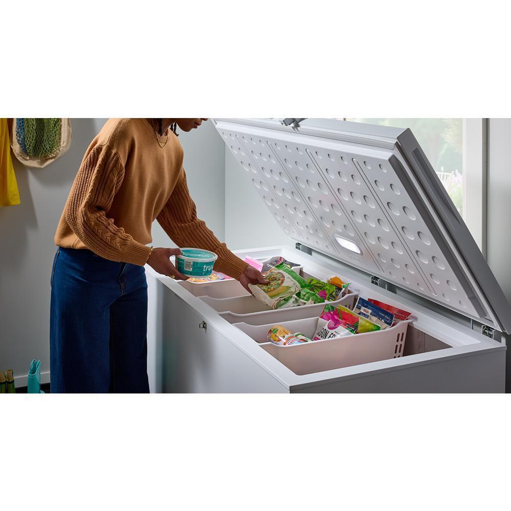 Whirlpool WZCC5516TW Whirlpool® 16 Cu. Ft. Convertible Freezer-To-Fridge Chest Freezer With 3 Storage Baskets