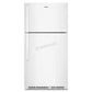 Whirlpool WRTX7421TW Whirlpool® 32.8-Inch Wide Top Freezer Refrigerator With Total Coverage Cooling- 21.3 Cu. Ft.