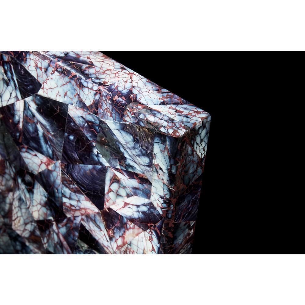 Jennair JBRMSBURG24 Mussel Shell Burgundy By Jennair X Nature Squared 24" Column Panel