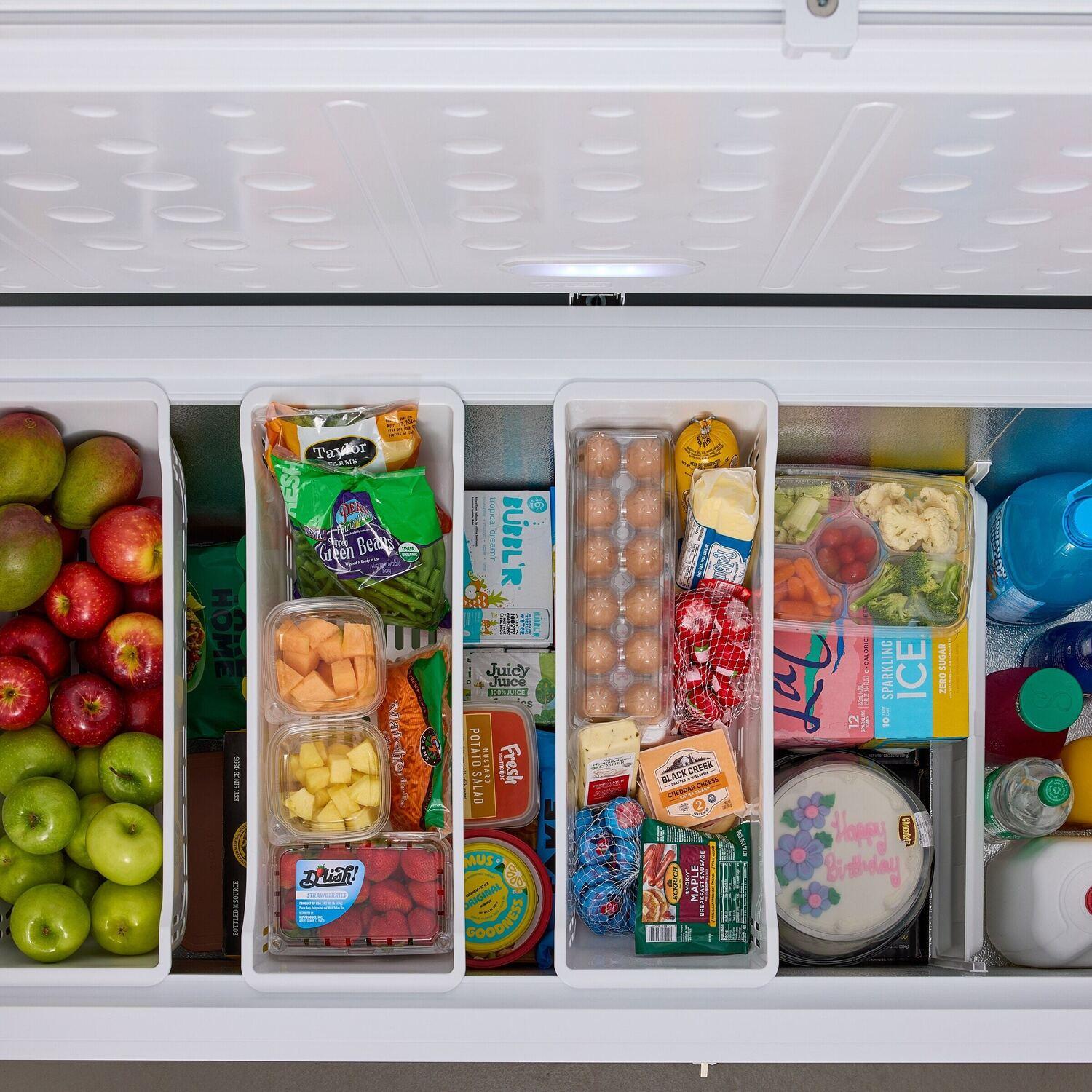 Whirlpool WZCC5519TW Whirlpool® 19 Cu. Ft. Convertible Freezer-To-Fridge Chest Freezer With 4 Storage Baskets