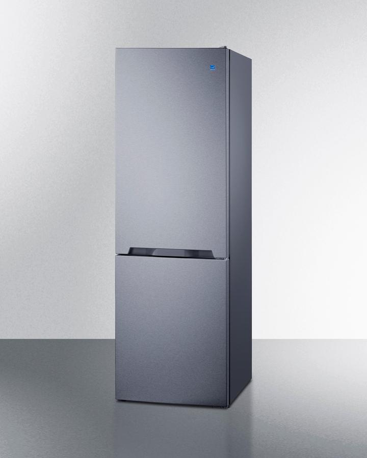 Summit FFBF124SS 24" Wide Bottom Mount Refrigerator-Freezer