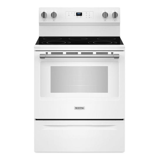 Maytag MFES4030RW 30-Inch Wide Electric Range With Steam Clean - 5.3 Cu. Ft.