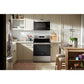 Whirlpool WFES4530SW 30-Inch Electric Range With Air Cooking Technology And Steam Clean