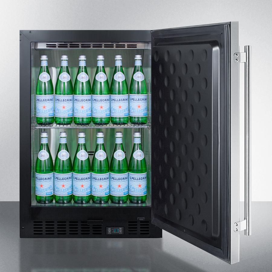 Summit SCR610BLSDV1 24" Wide Built-In Beverage Center