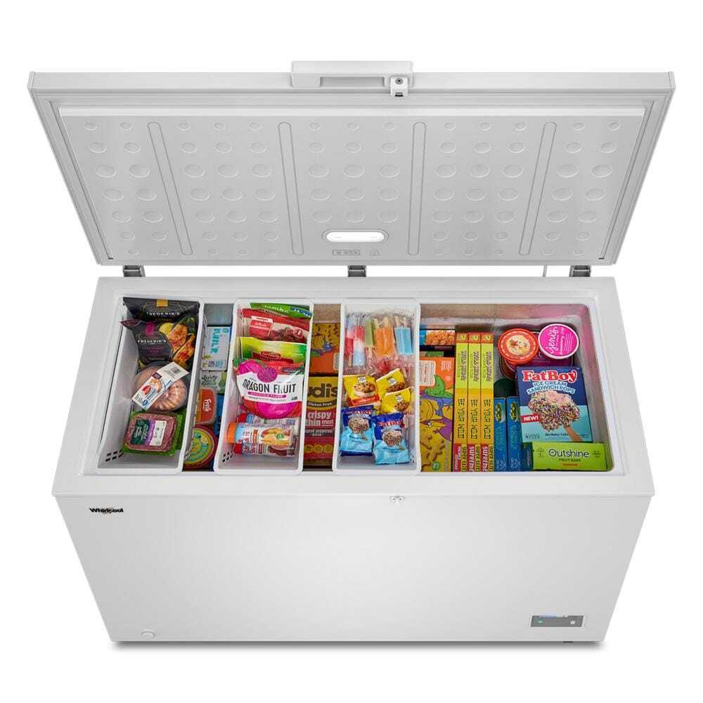 Whirlpool WZCC5516TW Whirlpool® 16 Cu. Ft. Convertible Freezer-To-Fridge Chest Freezer With 3 Storage Baskets