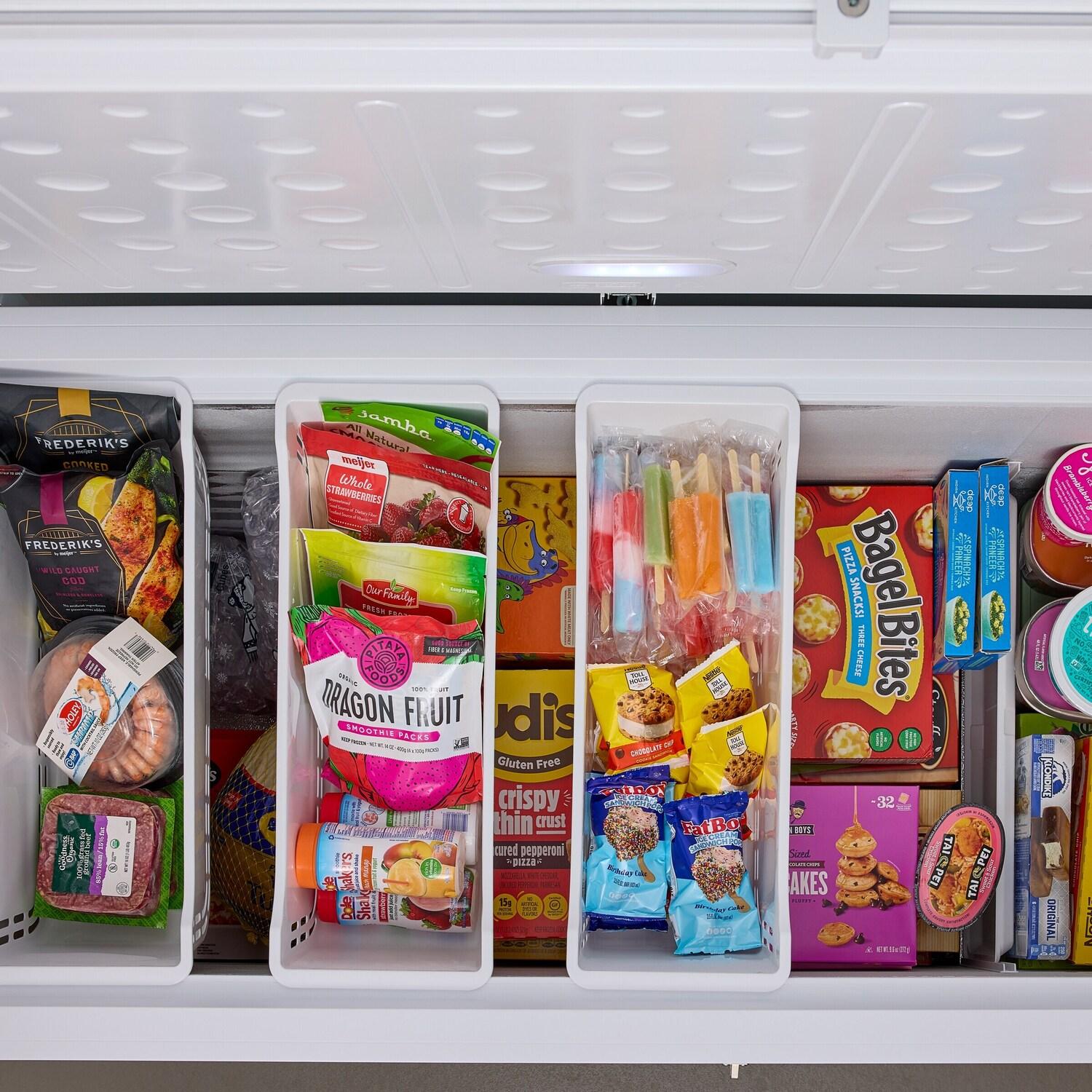 Whirlpool WZCC5516TW Whirlpool® 16 Cu. Ft. Convertible Freezer-To-Fridge Chest Freezer With 3 Storage Baskets