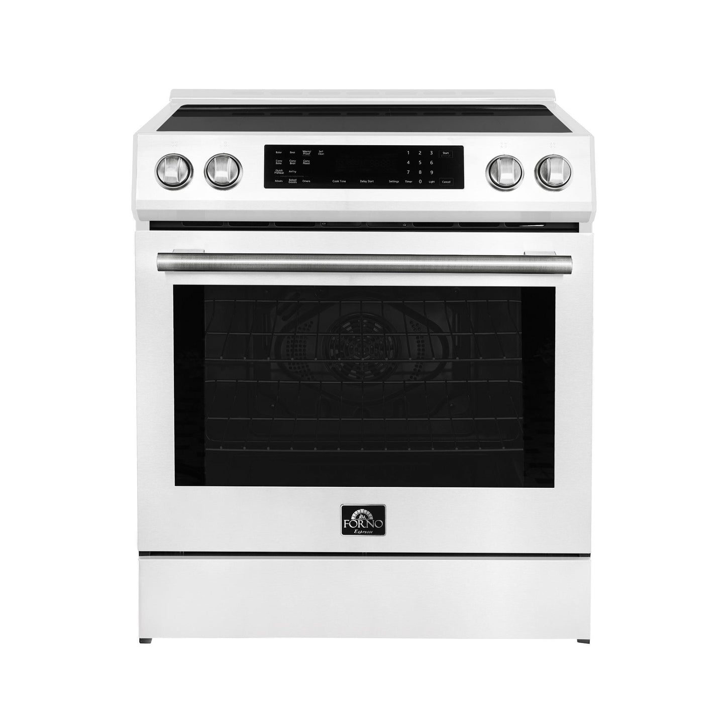Forno FFSIN090530WHT Espresso Donatello 30-Inch Slide-In Induction Range White
