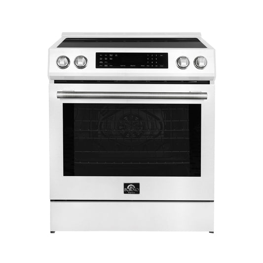 Forno FFSIN090530WHT Espresso Donatello 30-Inch Slide-In Induction Range White