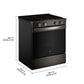 Whirlpool WSGS4530TV 30-Inch Gas Smart Range With Air Cooking Technology And Steam Clean