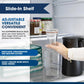 Sharp SJF2955MS 28.9 Cu.Ft. Standard Depth 36 In. French 3-Door Refrigerator With Water Dispenser In Stainless Steel