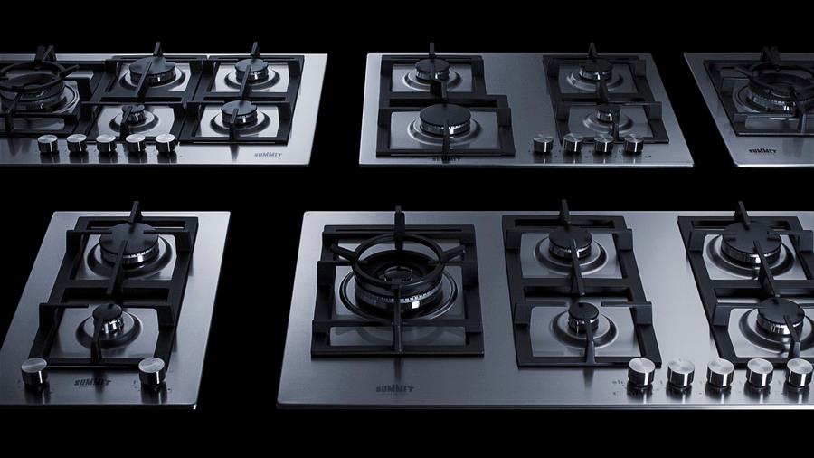 Summit GCJ536SSLPTK 36" Wide 5-Burner Propane Gas Cooktop In Stainless Steel