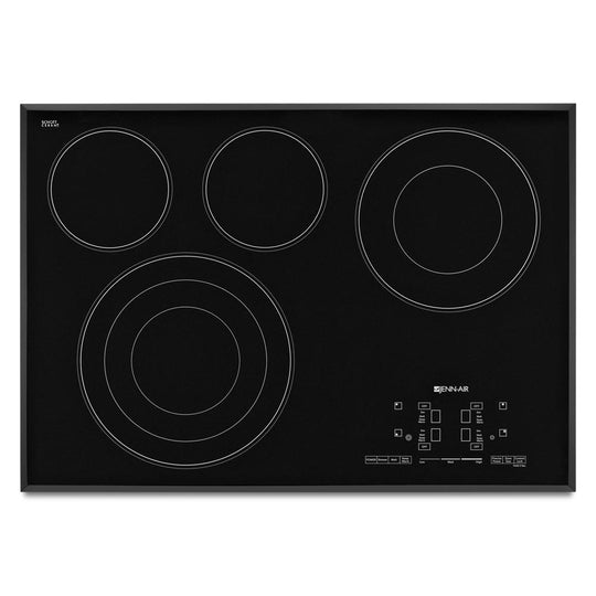 Jennair JEC4430BB Black Floating Glass 30" Electric Radiant Cooktop With Glass-Touch Electronic Controls