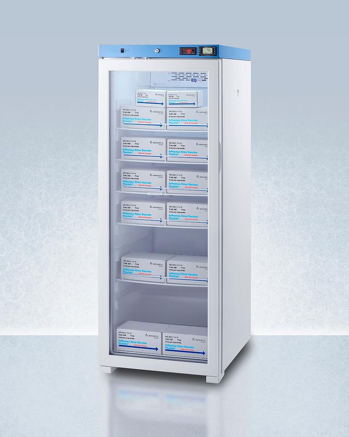 Summit ACR1322GNSF456LHD 24" Wide Upright Healthcare Refrigerator, Certified To Nsf/Ansi 456 Vaccine Storage Standard
