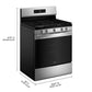 Whirlpool WFGS4530SS 30-Inch Gas Range With Air Cooking Technology And Steam Clean