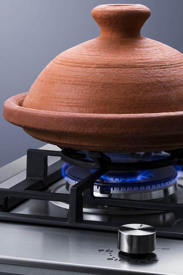 Summit GCJ1SSTK15 15" Wide 1-Burner Gas Cooktop In Stainless Steel