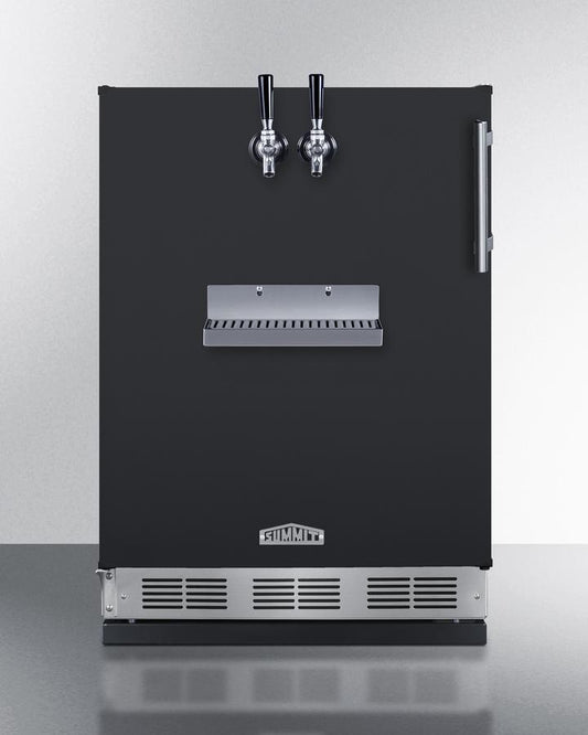 Summit SBC58BFRTPCFLHD 24" Wide Front Tap Built-In Cold Brew Coffee Kegerator