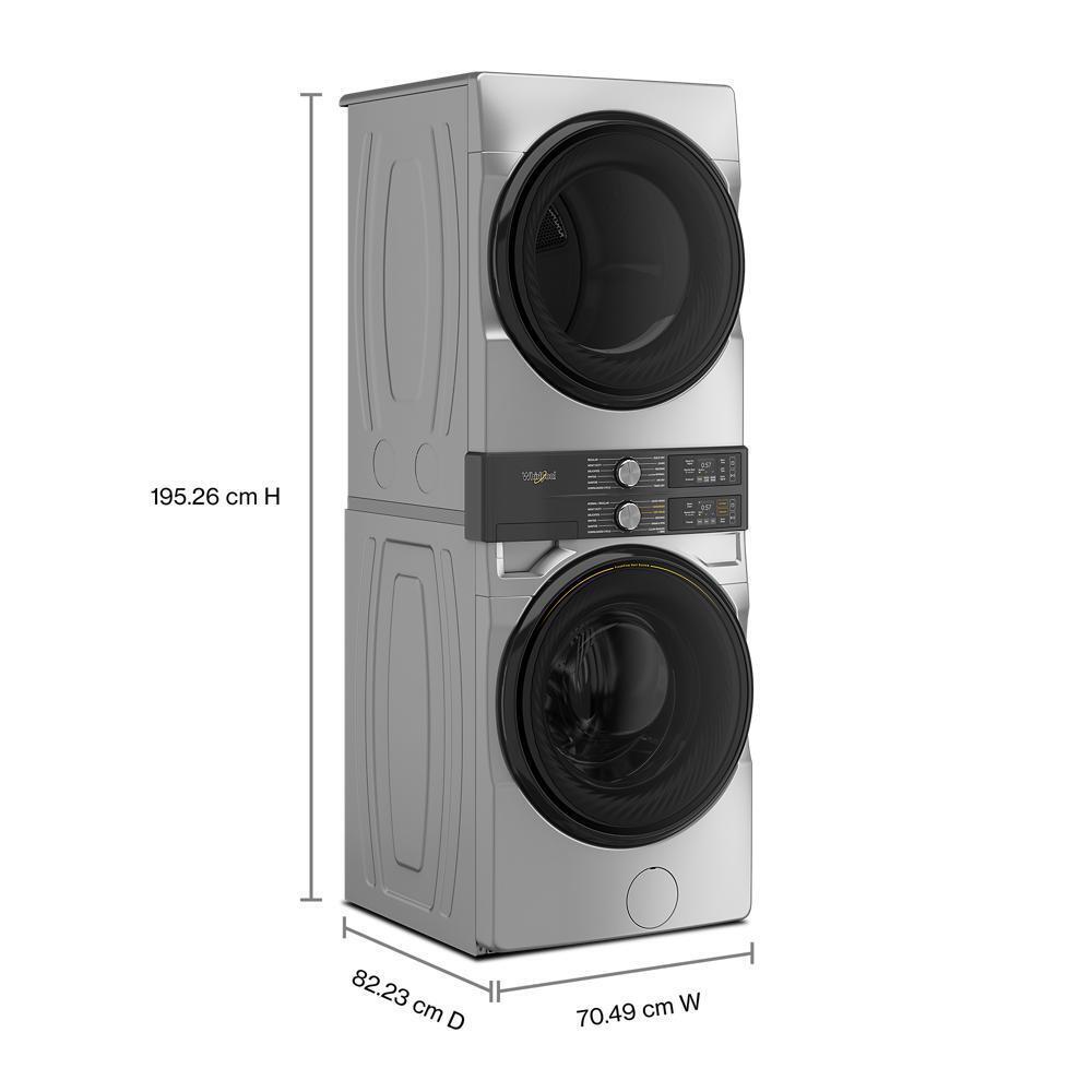 Whirlpool WGF5727TR Smart Energy Star® Front Load Laundry Tower With Uv Clean Technology & Freshflowtm Vent System 4.5 Cu. Ft. Washer & 7.4 Cu. Ft. Gas Dryer