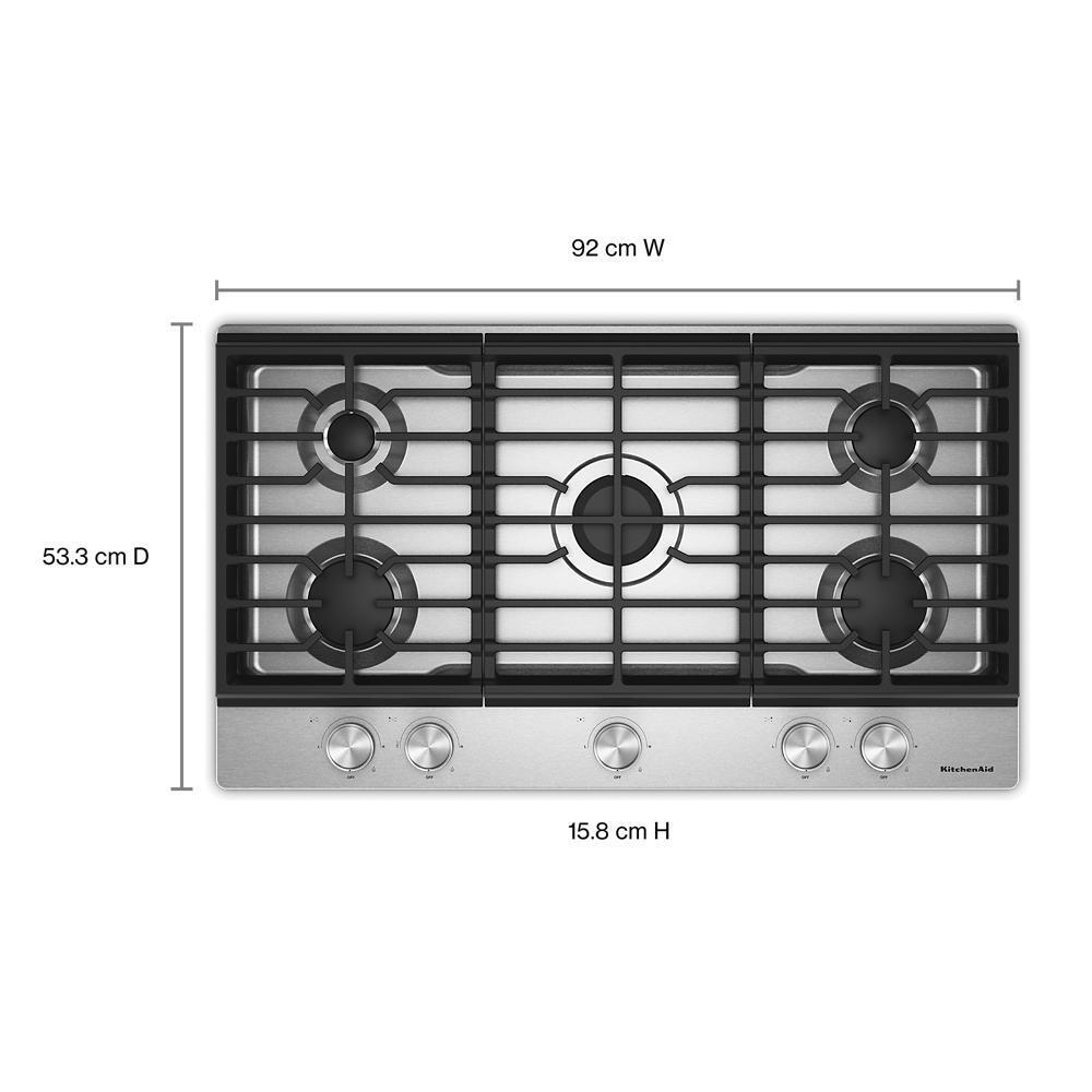 Kitchenaid KCGK336SSS Kitchenaid® 36 In. Gas Cooktop With 5 Versatile Burners