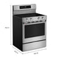 Kitchenaid KFES530SPS 5.3 Cu. Ft. Smart Freestanding Electric Range With Convection Cooking Modes