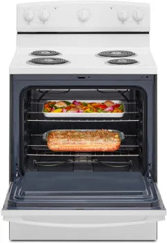 Amana ACR4203MNW Amana® 30-Inch Electric Range With Easy-Clean Glass Door