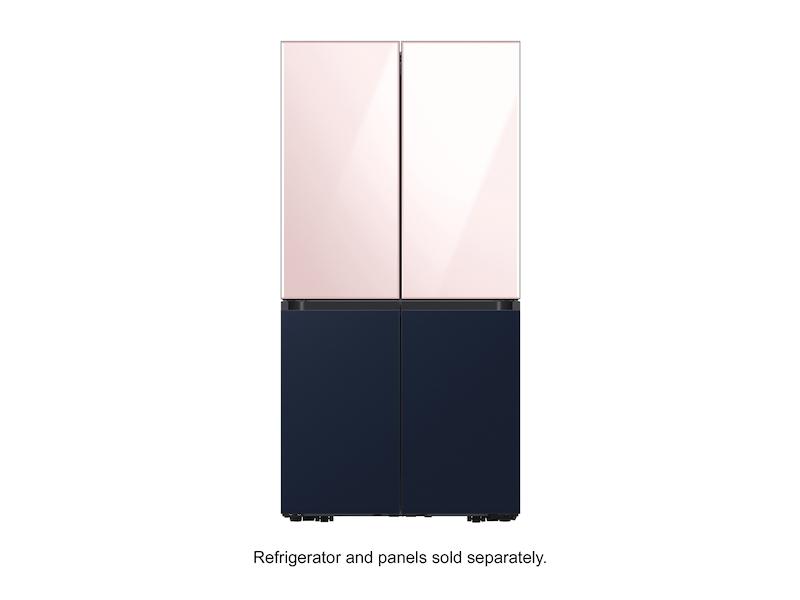 Samsung RAF18DUU32AA Bespoke 4-Door Flex&#8482; Refrigerator Panel In Rose Pink Glass - Top Panel