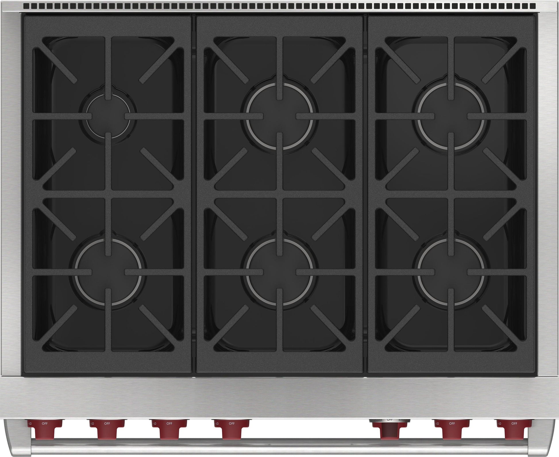 Wolf DF36650WHP 36" Dual Fuel Range - 6 Burners