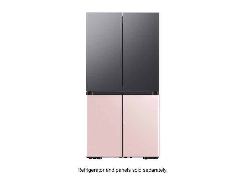 Samsung RAF18DBB32AA Bespoke 4-Door Flex&#8482; Refrigerator Panel In Rose Pink Glass - Bottom Panel