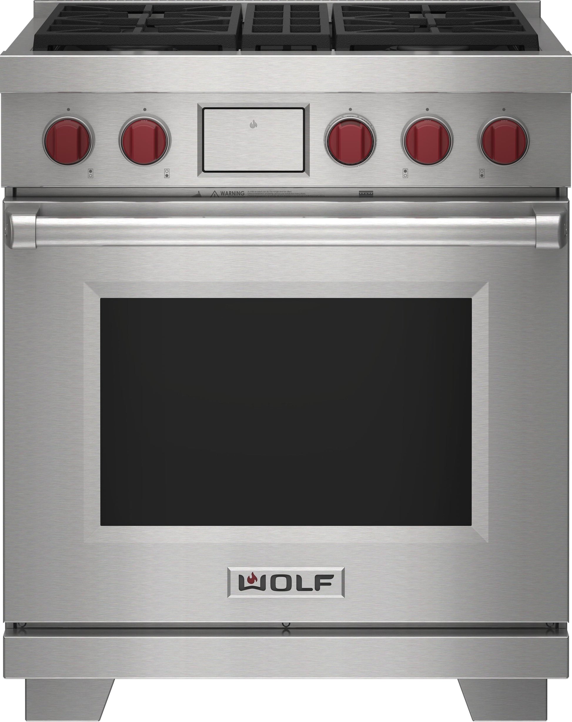 Wolf DF30450WHPLP 30" Dual Fuel Range - 4 Burners