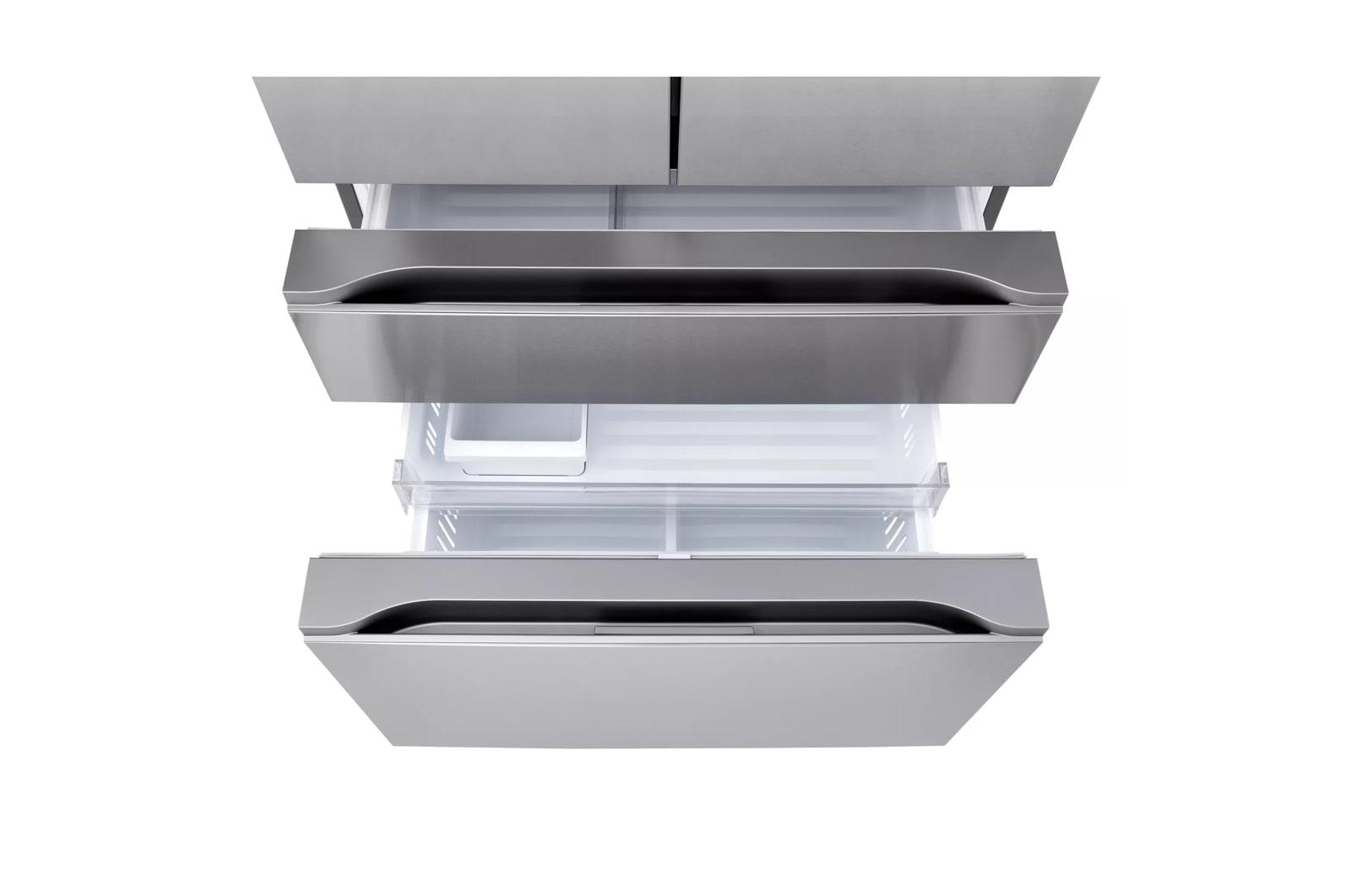 Lg LF26C8210S 26 Cu.Ft. Counter-Depth Max, 4-Door French Door Refrigerator With Full-Convert Drawer™ And Internal Ice And Water Dispenser