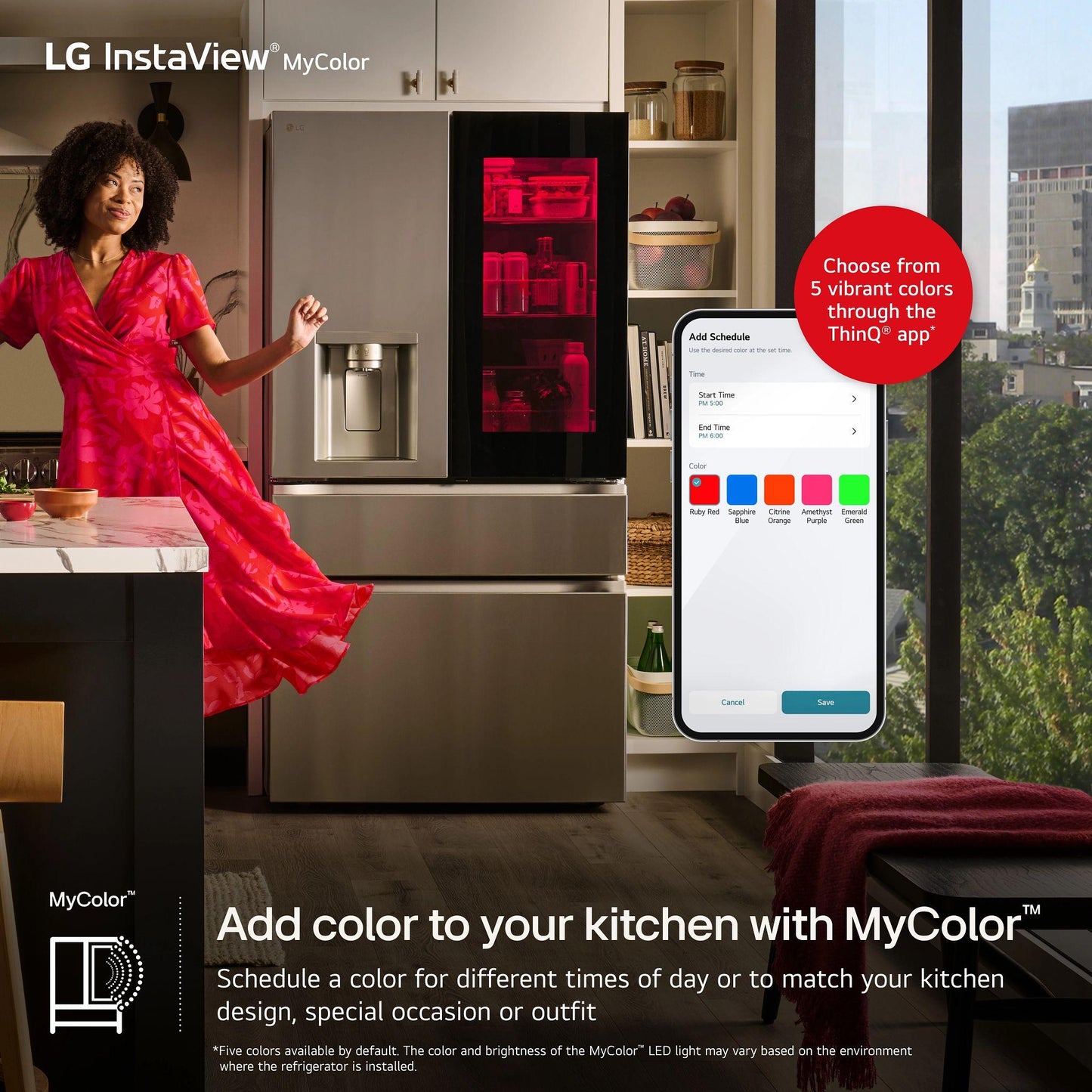 Lg LF29S8365S 29 Cu. Ft. Smart Instaview® Door-In-Door® Standard-Depth Max&#8482; 4-Door French Door Refrigerator With Mycolor&#8482;