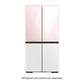 Samsung RAF18DUU32AA Bespoke 4-Door Flex™ Refrigerator Panel In Rose Pink Glass - Top Panel