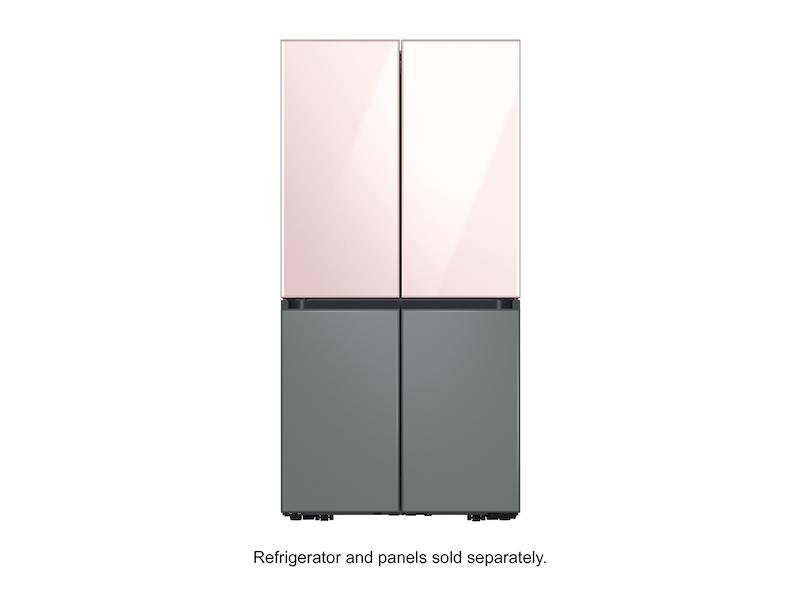 Samsung RAF18DUU32AA Bespoke 4-Door Flex&#8482; Refrigerator Panel In Rose Pink Glass - Top Panel