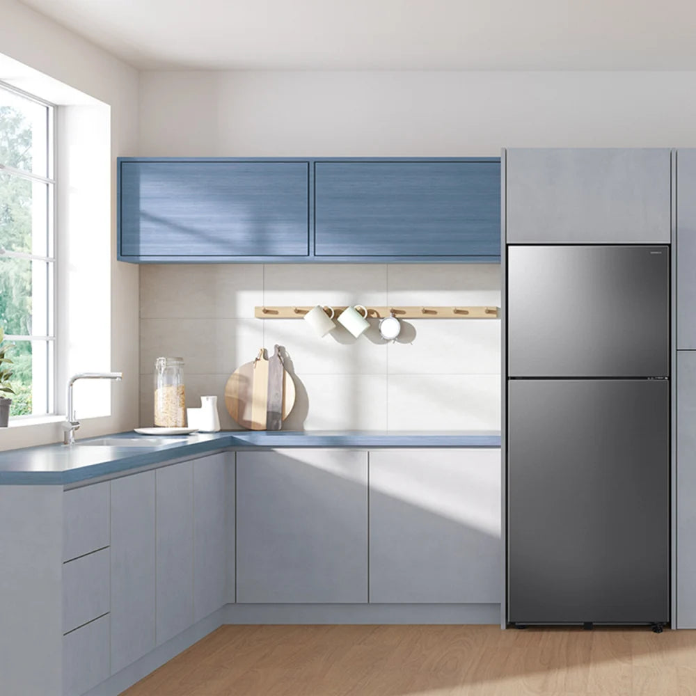 Samsung RT70F18LRSR 18 Cu. Ft. Top Freezer Refrigerator With All-Around Cooling In Stainless Steel