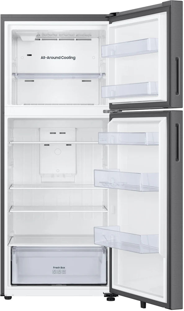 Samsung RT70F18LRSR 18 Cu. Ft. Top Freezer Refrigerator With All-Around Cooling In Stainless Steel